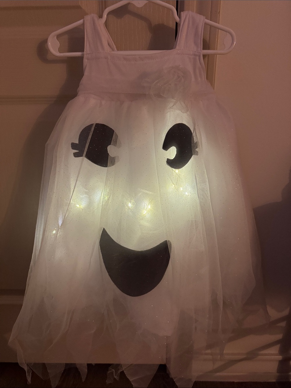 Pottery Barn Ghost Light Up Tulle Toddler Costume Dress